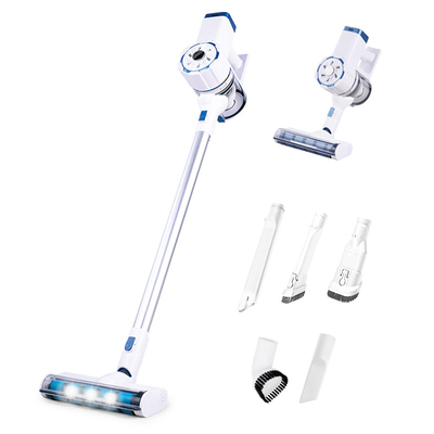 Handy 150w Cordless Detachable Stick Vacuum Cordless Vacuum Cleaner With Motor Rotating Led Brush